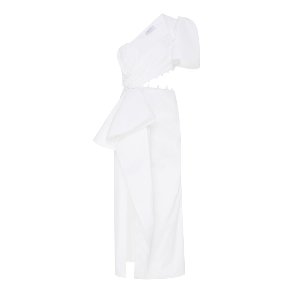 Prabal Gurung One-Shoulder Cutout Dress
